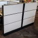 Teknion TOS Tan / Black Trim Divider Panel Walls